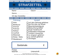 Strafzettel muster ausdrucken | und jetz habe ich einen strafzettel ,den ich per überweisung oder bei der touristen information bezahlen soll. Spielzeug Polizei Strafzettel Fur Kinder Kostum Zubehor Strafzettel Polizei Geburtstag Polizei Party