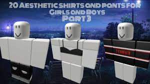 New clothes codes and ids for pants and shirts aesthetic shirts and pants join my group heyyy guys, as you have read by the title here, are some aesthetic pajamas codes that can be used in games such as bloxburg. 20 Aesthetic Shirts And Pants Codes For Girls And Boys Part 3 Youtube