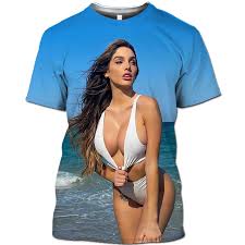 Mamba Top Sexy Model T Shirt Beach Girl Bikini Men Clothing Women T
