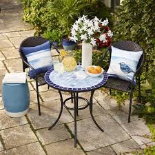 Garden Treasures Pelham Bay 3 Piece Bistro Set Bistro Set Outdoor Patio Set 3 Piece Bistro Set