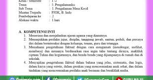 Hidup bersih dan sehat di rumah. Rpp Kelas 1 Tema 5 Kurikulum 2013 Revisi Tahun 2021 Guru Maju