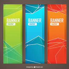 Banners are used in many business ventures, marketing to their pote развернуть. Free Vector Polygonal Banners Templates