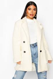 Rated 5 out of 5 by skyy003 from beautiful and perfect for petite ladies! Petite Double Breasted Teddy Coat Boohoo In 2021 Petite Womens Clothing Teddy Coat Petite Outfits
