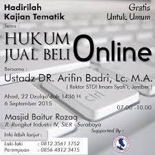 Bagaimana juga hukum jual beli dengan sistem dropship? Hukum Jual Beli Online Catatan Kajian Ustadz Dr Arifin Badri Lc M A 6 9 15 Wisnuaji Gagat Priambada