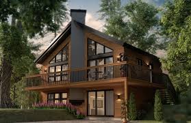 The main level, basement, and upper level. Modern Style On A Budget 10 Tiny Cool House Plans Houseplans Blog Houseplans Com