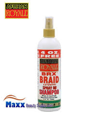 African Royale Brx Braid Spray On Shampoo 12 Oz 4 49 Maxxbeautysupply Com Hair Wig Hair Extension Eyelashes Accessory Make Up Hair Styling Tools Hair Color Developer Hair Wig Care