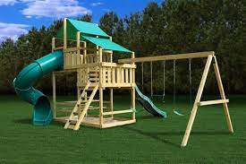 The result is a professional, safe, yet economical, playset that will satisfy your kids' needs for many years to. Outdoor Wooden Swing Set Plans Swingset Plans For Your Backyard At Everyday Low Swing Set Paradise Swing Set Diy Swing Set Kits Diy Swing