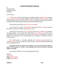 Invitation letter template for event. Letter Of Invitation To Ireland Travel Visa Passport
