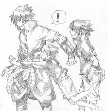 Drawing Of Sasuke Uchiha From Young To Old Naruto Drawings Anime Naruto Naruto
