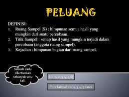Peluang muncul mata dadu berjumlah 7. Ppt Peluang Powerpoint Presentation Free Download Id 3787346
