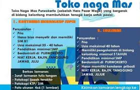 Sangat pas sekali karena hari ini tim redaksi nyonyor.com akan berbagi informasi terupdate loker kabupaten kebumen terkini. Info Lowongan Kerja Supir Terbaru 2021