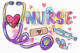 Nurse colorful stethoscope png