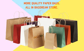 Más de 15 años haciendo que las marcas viajen en las manos de sus consumidores. Amazon Com Bolsas De Papel Kraft Bagdream 50 Unidades De 5 25 X 3 75 X 8 Pulgadas Pequenas Bolsas De Regalo De Papel Con Asas A Granel Bolsas De Fiesta Bolsas De Papel Bolsas