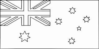 Coloring page australia flag and symbols to print. Pin On Best Coloring Page For Adult