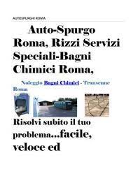 Autospurghi Roma Fossa Biologica Roma Mappatura