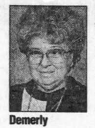 Patricia Ann Robinson Demerly (1937-1996)