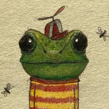 Pin By Masosna Magazine On Art Indie Drawings Frog Art Cute Drawings
