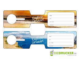 Da nun ferienzeit ist wollten wir sie schon online stellen. Kofferanhanger Ausdrucken Word
