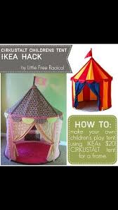 Toys Games Tents Ikea Cirkustalt Kids Children S Circus Play Tent Playhouse Indoor Outdoor New
