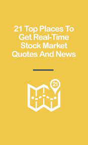 19 Top Places To Get Real Time Stock Quotes And Market News Stock Market Quotes Stock Quotes Trading Quotes