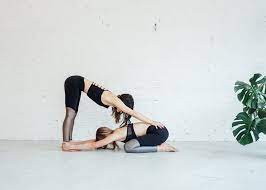 Here are 50 yoga poses for two people of any level to try with a friend or significant other! 6 Partner Yoga Moves Anyone Can Do Om The City