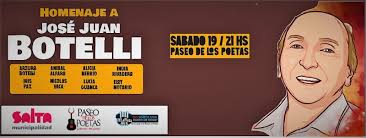 Homenaje a José Juan Botelli en el Paseo de los Poetas