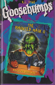 90 S Goosebumps The Haunted Mask 2 Vhs Tape Etsy Goosebumps Creepy Masks Vhs