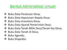 Buku merupakan sumber belajar yang harus di miliki oleh guru dan siswa dalam kegiatan pembelajaran k13. Administrasi Pemerintahan Desa Ppt Download