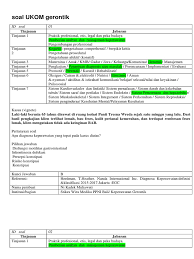 Maybe you would like to learn more about one of these? Soal Ukom Gerontik Pdf