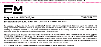 The company operates through the segment of production, grading, packaging. Cal Maine Foods Inc