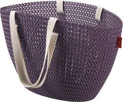 What does the new curver collection look like? Curver Knit Boodschappentas Emily Paars Bol Com