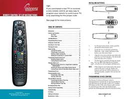It's a simple process that can be completed in a couple of minutes. Remote Control Set Up Instructions Integra Telecom