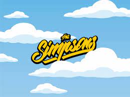 The Simpsons Brushpen Logo The Simpsons Logos Movie Art