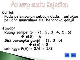 Maybe you would like to learn more about one of these? Peluang Suatu Kejadian Ppt Download