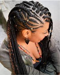 Cornrow in front single braid in the back. 42 Catchy Cornrow Braids Hairstyles Ideas To Try In 2019 Bored Art