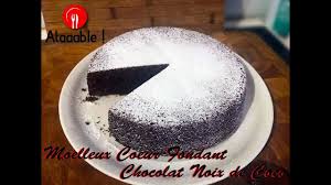 Moelleux Cœur Fondant Chocolat Noix De Coco Dessert Noix De Coco Chocolat
