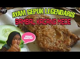 Terdapat resepi lengkap dan video untuk rujukan anda. Ayam Gepuk Pak Gembus Spesial Sambal Kacang Mede Kuliner Legendaris Youtube