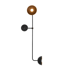 À associer aux pieds de lampadaire vendus sur le site.description : Applique Beaubien Abat Jour Double Lambert Amp Fils Silvera