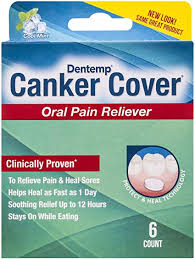 Canker sores (sometimes referred to as mouth ulcers or aphthous ulcers), can be intensely painful. Amazon Com Dentemp Canker Cover Oral Pain Reliever And Canker Sore Treatment Pack Of 6 Health Personal Care