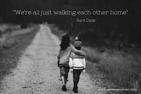 When out for walks with others i will purposely lag behind so that i can get a shots of people usually in the distance of a footpath as i think they make excellent pictures for 11 thoughts on we are just walking each other home. Walking Each Other Home Ramona Mckean