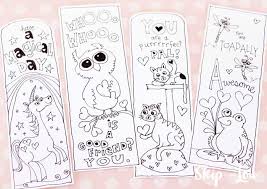 This post for bookmarks to color contains affiliate links. Printable Bookmarks To Color Skip To My Lou