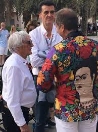 Yet, even by his toe curling standards this is low. Andrew Benson On Twitter Bernie S Turned Up Complete With Shirt With The Old F1 Logos On It Of Course