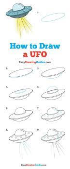 Kids and beginners alike can now draw a great looking alien ufo. Pin On Easy Drawing Tutorials Ideas By Easy Drawing Guides