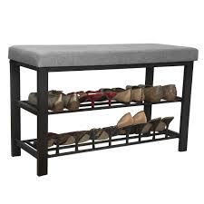 Consider the unique metal shoe bench selections designed to hold your footwear in place and maximize storage spacing at home or in the office. Gmndjm3f0ancmm