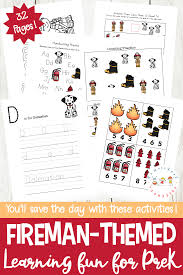 Pattern and craft activity | fire safety. Free Firefighter Printables For Preschool And Kindergarten