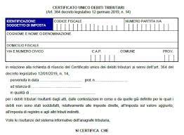 Modello istanza riconoscimento credito agenzia entrate. Certificato Carichi Pendenti Agenzia Delle Entrate Archives Finanza Fisco