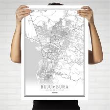 Буру́нди (рунди burundi, uburundi, фр. Burundi Kreative Stadt Karte Bujumbura Abstrakte Leinwand Gemalde Schwarz Und Weiss Wand Kunstdruck Poster Bild Hause Dekoration Malerei Und Kalligraphie Aliexpress