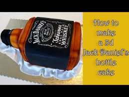 A cake cannot be ignored when the occasion is birthday. How To Make A 3d Jack Daniel S Bottle Cake Jak Zrobic Tort W Ksztalcie Butelki Youtube