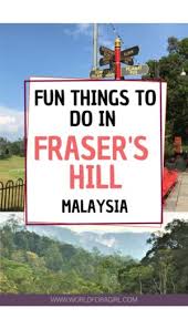 It's a cinch to occupy yourself in bukit fraser without paying a penny. Things To Do In Fraser S Hill Family Friendly Guide World For A Girl