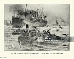 British Troop Ship Leaving For South ...